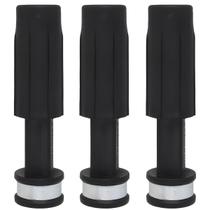 kit c/ 3 bicos esguicho preto lav. hidromar bh 6100- 3.2mm