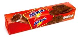 Kit c/ 3 Biscoito bolacha Nescau Nestle chocolate 140g