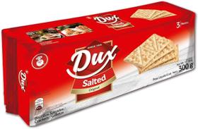 Kit c/ 3 Biscoito Crackers Dux Salted Pacote 300g