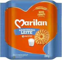Kit c/ 3 Biscoito Marilan Amanteigado Leite 280g