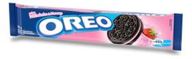 Kit c/ 3 Biscoito Recheado Oreo Milkshake De Morango 90g