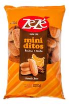 Kit c/ 3 Biscoito Sabor Banana Miniditos Zeze 200g