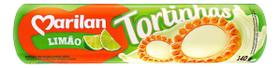 Kit c/ 3 Biscoito Tortinha Sabor Limao Marilan 140g
