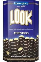 Kit c/ 3 Biscoito Wafer Look Canudo 55g Atrevidos