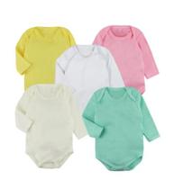 Kit c/3 Bodies Manga Longa Liso