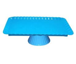 Kit c/ 3 Boleira Retangular 30x15x8cm Azul Bebe Lb2571 -