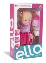 Kit c/ 3 Boneca Bebe Ella Faz Xixi Com Acessorios Fralda E