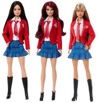 Kit c/ 3 Bonecas Barbie RBD Rebelde - Mia, Lupita e Roberta - Mattel