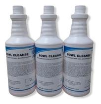 Kit C/3 Bowl Cleanse Limpador Sanitário Desinc. 1lt Spartan