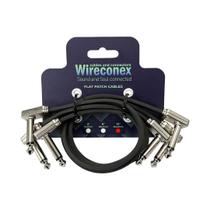 Kit c/ 3 cabos flat para pedal p10 wireconex 12" 304,8mm wfc-12