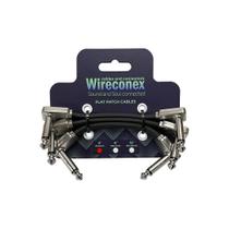 Kit c/ 3 cabos flat para pedal p10 wireconex 3" 76,2mm wfc-3 Kit c/ 3 cabos flat para pedal p10 wireconex 3" 76,2mm wfc-3