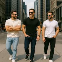 Kit c/3 Calças Jeans Masculina Elastano Slim Skinny Estica 447