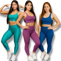 Kit C/3 Calças Legging BÁSICAS COLORIDAS Leg Fitness Academia Corrida Cintura Alta Feminina 579 Kit C/3 Calças Legging BÁSICAS COLORIDAS Leg Fitness Academia Corrida Cintura Alta Feminina 579