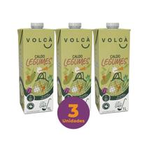 Kit c/ 3 Caldo Culinário de Legumes Sem Glúten 1L - Volcà