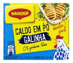 Kit c/ 3 Caldo em Po Galinha Maggi Caixa 35g 5x7g