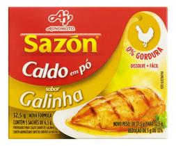 Kit c/ 3 Caldo Galinha Sazon em caixa 32.5 g