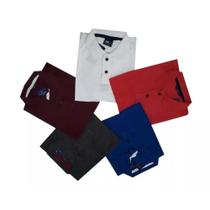 Kit C/ 3 Camisa Polo Masculina Cores