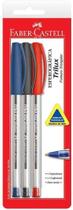 Kit c/ 3 Caneta Esferografica Trilux Media, Faber-Castell,
