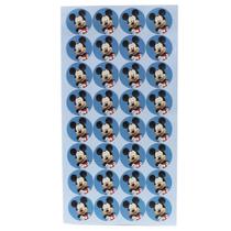 Kit c/ 3 Cartela Adesivos Mickey 1, Formatos Redondo Pequeno, Ma ADE-MIC-1, +3 anos - 148157