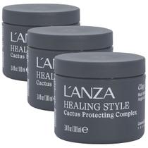 Kit c/ 3 Cera Modeladora Healing Style Clay Lanza 100g