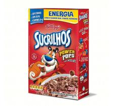 Kit c/ 3 Cereal Sabor Chocolate Power Pops Sucrilhos Kit c/ 3 Cereal Sabor Chocolate Power Pops Sucrilhos
