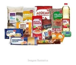 Kit C/ 3 Cesta Básica Completa Alimentos Essenciais 16 Itens Kit C/ 3 Cesta Básica Completa Alimentos Essenciais 16 Itens