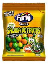 Kit c/ 3 Chiclete Fini Salada De Frutas Com Recheio Citrico