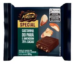 Kit c/ 3 Chocolate Amargo Special 70% Cacau 60g