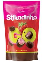 Kit c/ 3 Chocolate Stikadinho Bites Morango Neugebauer 120g