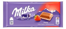 Kit c/ 3 Chocolate Strawberry Yoghurt Milka iogurte morango