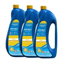 Kit C/ 3 Clarificante Floc Para Piscina Atcllor 1 L