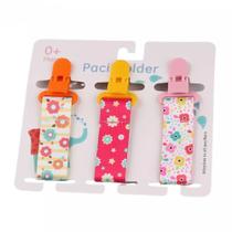 Kit c/ 3 Clipes/Prendedores de Chupeta para Bebê Kit c/ 3 Clipes/Prendedores de Chupeta para Bebê