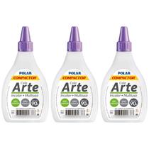 Kit C/3 Cola Multiuso Arte 90g Polar Compactor Kit C/3 Cola Multiuso Arte 90g Polar Compactor