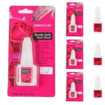 Kit C/3 Colas Para Unhas Postiças Top Nail Glue Kit C/3 Colas Para Unhas Postiças Top Nail Glue