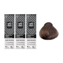 Kit C/3 Colorações Prof Color Nano 5.1 Castanho Claro Acinz Yamá