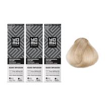 Kit C/3 Colorações Prof Color Nano Infusion 10.13 Louro Claríssimo Acin Dourado Kit C/3 Colorações Prof Color Nano Infusion 10.13 Louro Claríssimo Acin Dourado
