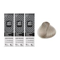 Kit C/3 Colorações Prof Color Nano Infusion 12.11 Louro Extra Claro Cinza Yamá Kit C/3 Colorações Prof Color Nano Infusion 12.11 Louro Extra Claro Cinza Yamá