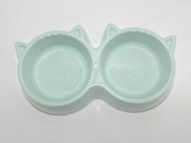 Kit C/ 3 Comedouro Duplo Plastico 28x14x5cm Kit C/ 3 Comedouro Duplo Plastico 28x14x5cm