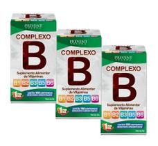 Kit C/3 Complexo B Concentrado C/100 Comprimidos - Prevent Pharma