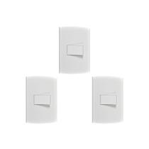 Kit C/3 - Conjunto Peesa Alfa 1502B 1 Interruptor Paralel...