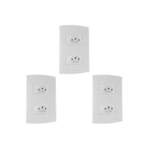 Kit C/3 - Conjunto Peesa Alfa 1544 2Tom 10A Branco