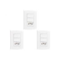 Kit C/3 - Conjunto Peesa Alfa 1548B 2 interruptores Par.T... Kit C/3 - Conjunto Peesa Alfa 1548B 2 interruptores Par.T...