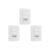 Kit C/3 - Conjunto Peesa Alfa 1548C 1S.1P.Tom 10A Branco Kit C/3 - Conjunto Peesa Alfa 1548C 1S.1P.Tom 10A Branco