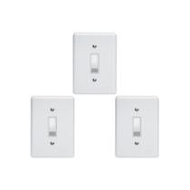 Kit C/3 - Conjunto Perlex''Branca''Com Placa(1Paralelo) 2...