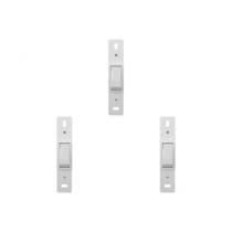 Kit C/3 - Conjunto Perlex''Branca''Sem Placa(1Paralelo) 2...