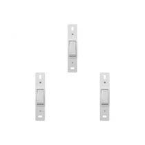 Kit C/3 - Conjunto Perlex''Branca''Sem Placa(1Simples) 2281 Kit C/3 - Conjunto Perlex''Branca''Sem Placa(1Simples) 2281