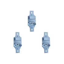 Kit C/3 - Conjunto Perlex''Branca''Sem Placa(1Simples+Tomada ..