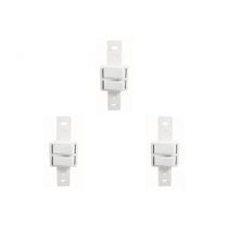 Kit C/3 - Conjunto Perlex''Branca''Sem Placa(2Simples) 2282