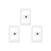 Kit C/3 - Conjunto Pial Pop 1Rj11 Lgx090 Branco