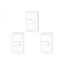 Kit C/3 - Conjunto Pial Pop 1Simp+1 Paralelo Lgx102 Branco